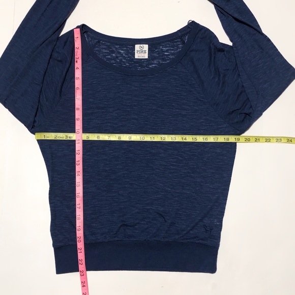 VS Pink Blue Burnout Top - Picture 9 of 9